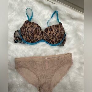 Very Sexy Vintage Victoria's Secret Leopard Set